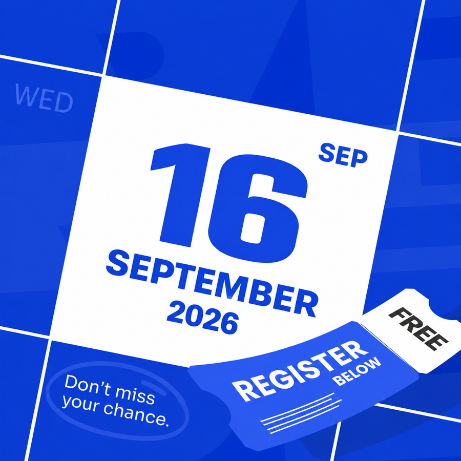 Registration deadline: 16 September 2026